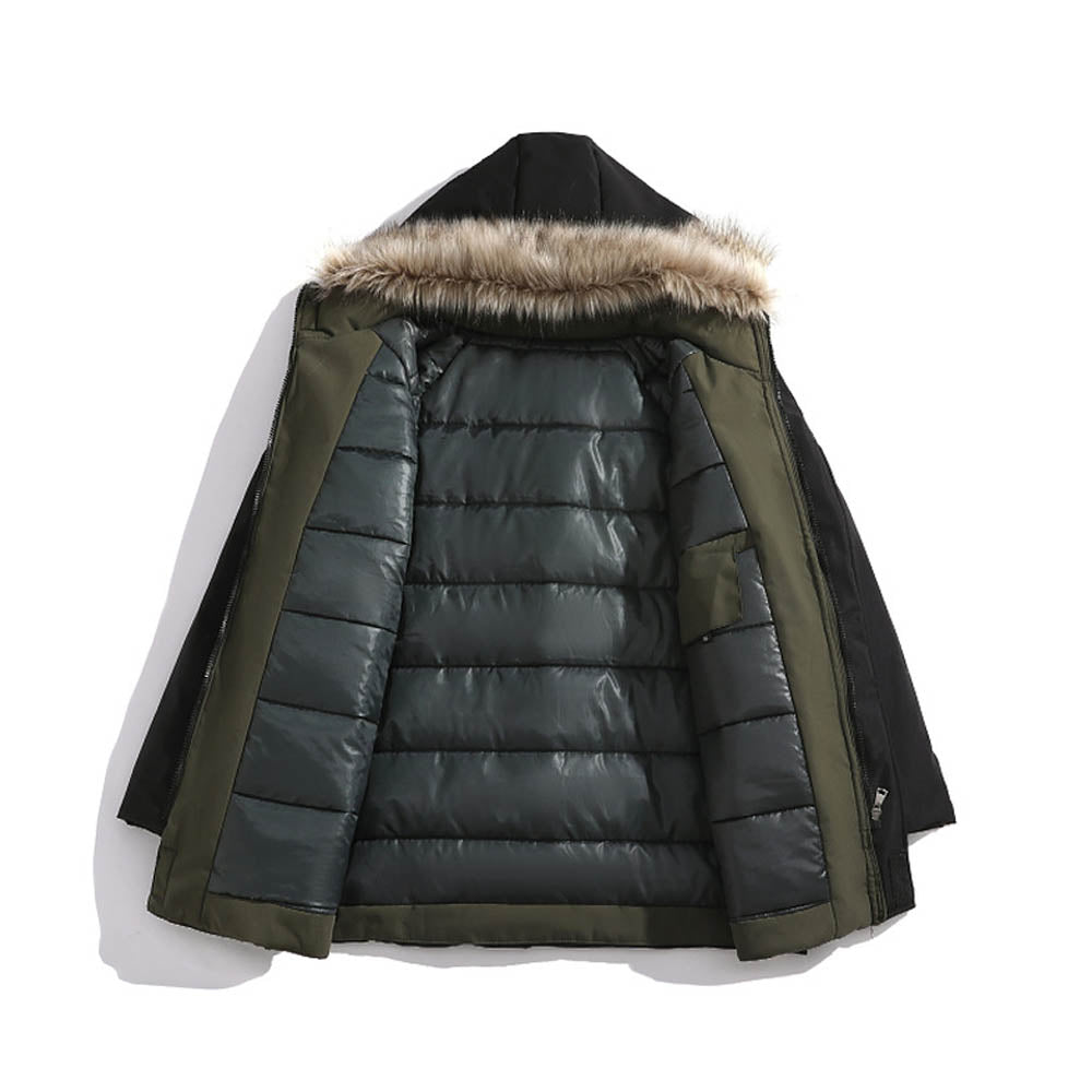 Manteau D’Hiver À Capuche pour Hommes | Idéal pour Saison Froide