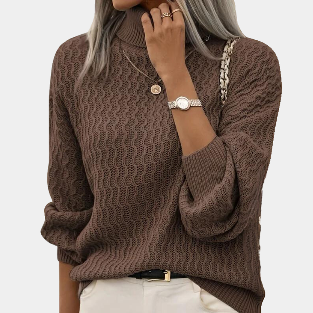 Col Roulé Long pour Femme avec Coupe Classique | Idéal pour l’Hiver