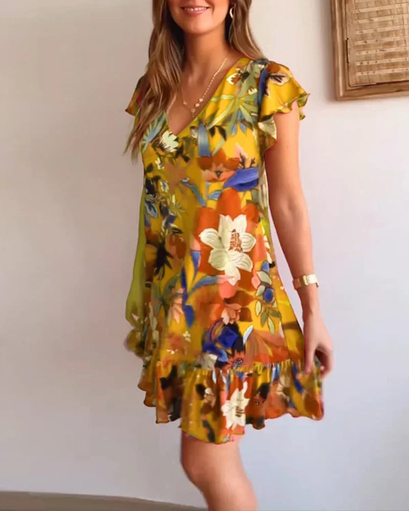 Robe d'Été avec Coupe Aérée pour Femme | Idéale pour les Journées Chaudes ou les Sorties Décontractées