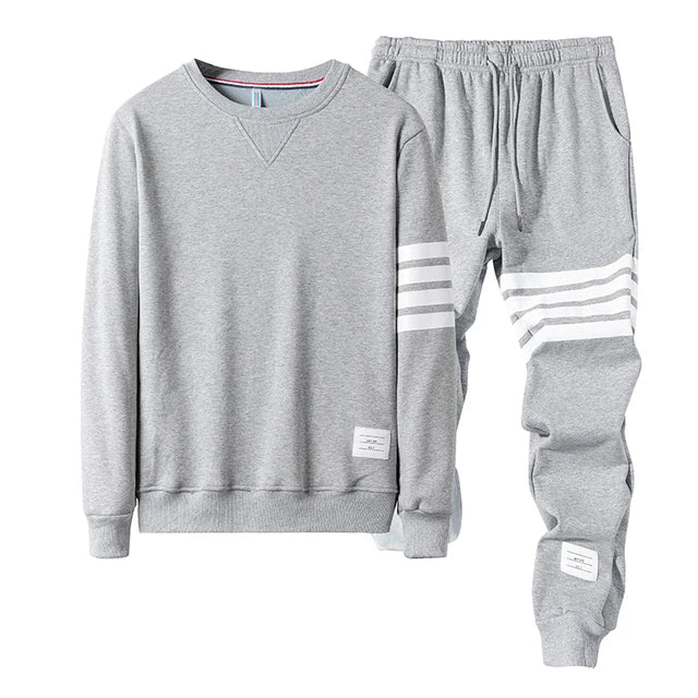 Ensemble Homme Avec Pull Manches Longues Et Pantalon Jogging | Idéal Pour Les Loisirs Et Les Sorties Décontractées