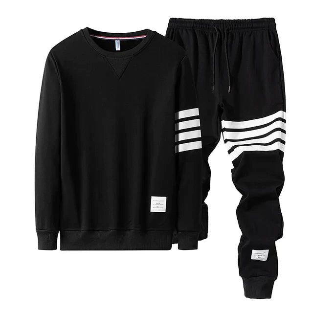 Ensemble Homme Avec Pull Manches Longues Et Pantalon Jogging | Idéal Pour Les Loisirs Et Les Sorties Décontractées