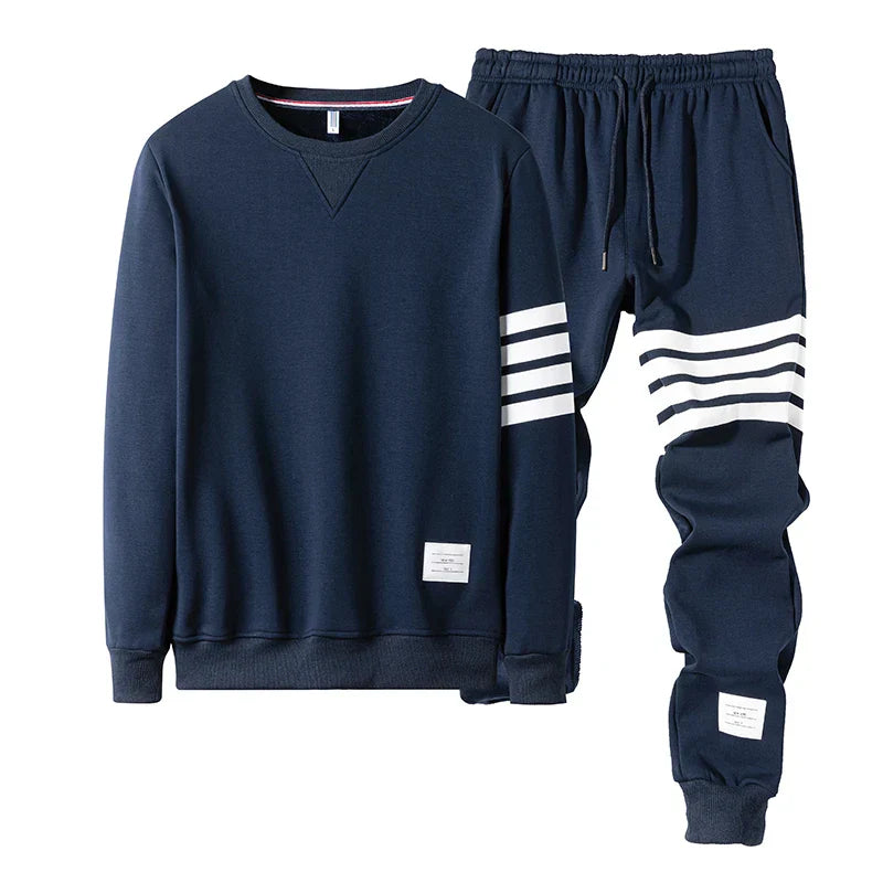 Ensemble Homme Avec Pull Manches Longues Et Pantalon Jogging | Idéal Pour Les Loisirs Et Les Sorties Décontractées