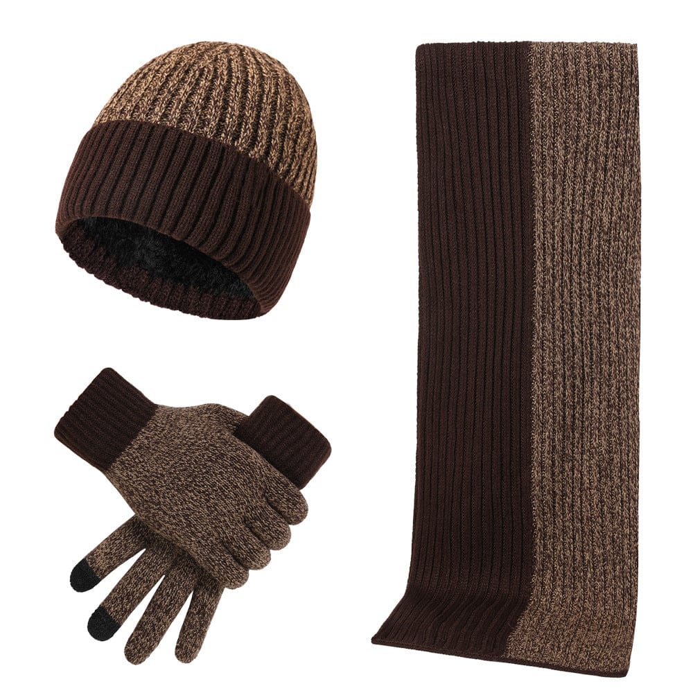 Ensemble D’Hiver avec Bonnet, Écharpe Et Gants | Idéal pour Les Journées Froides