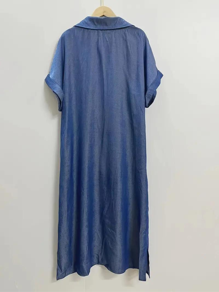 Robe Ample à Manches Courtes pour Femmes | Idéale pour les Sorties en Été