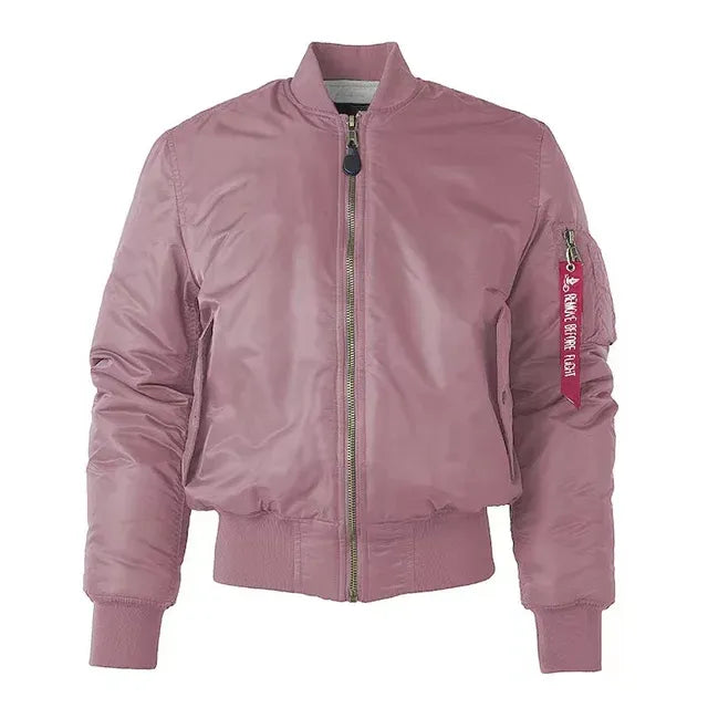 Blouson aviateur avec finitions côtelées pour adultes | Idéal pour la mi-saison