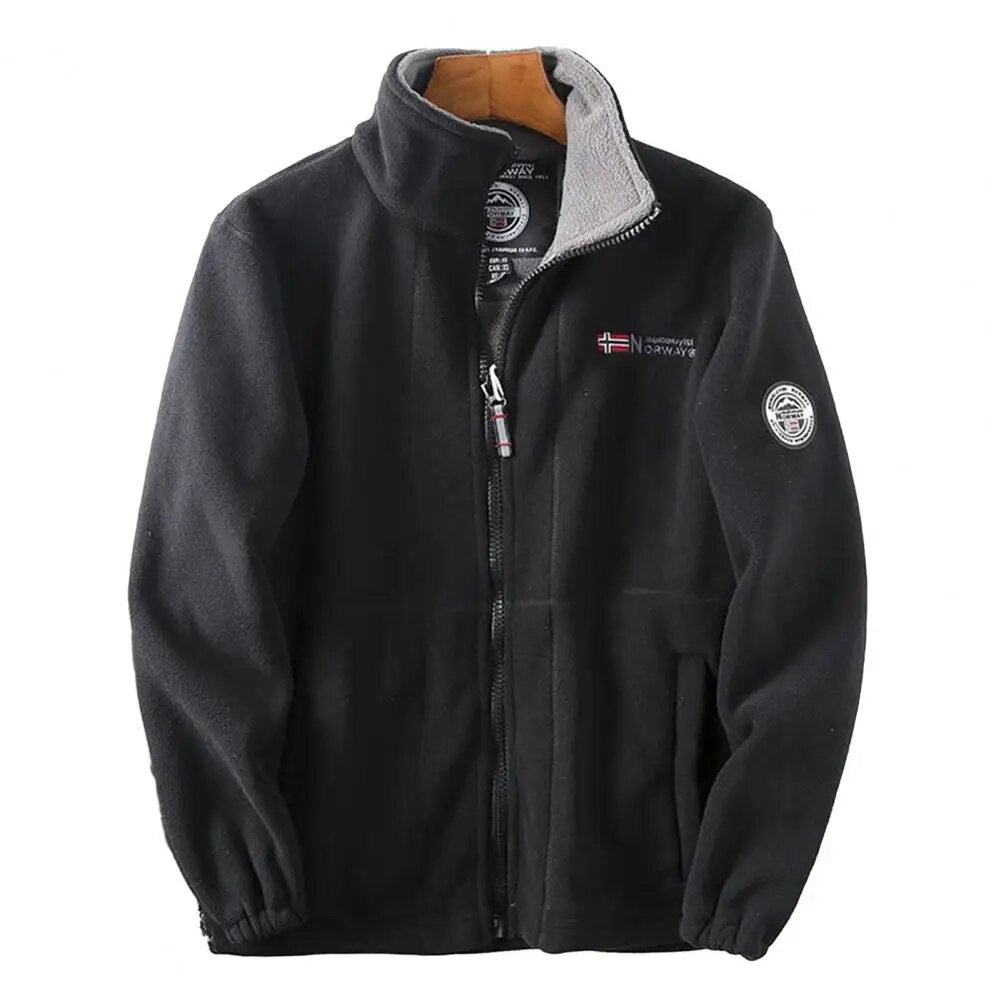 Veste Courte À Manches Lanterne avec Fermeture Zippée pour Hommes | Idéale pour L'Automne Et L'Hiver