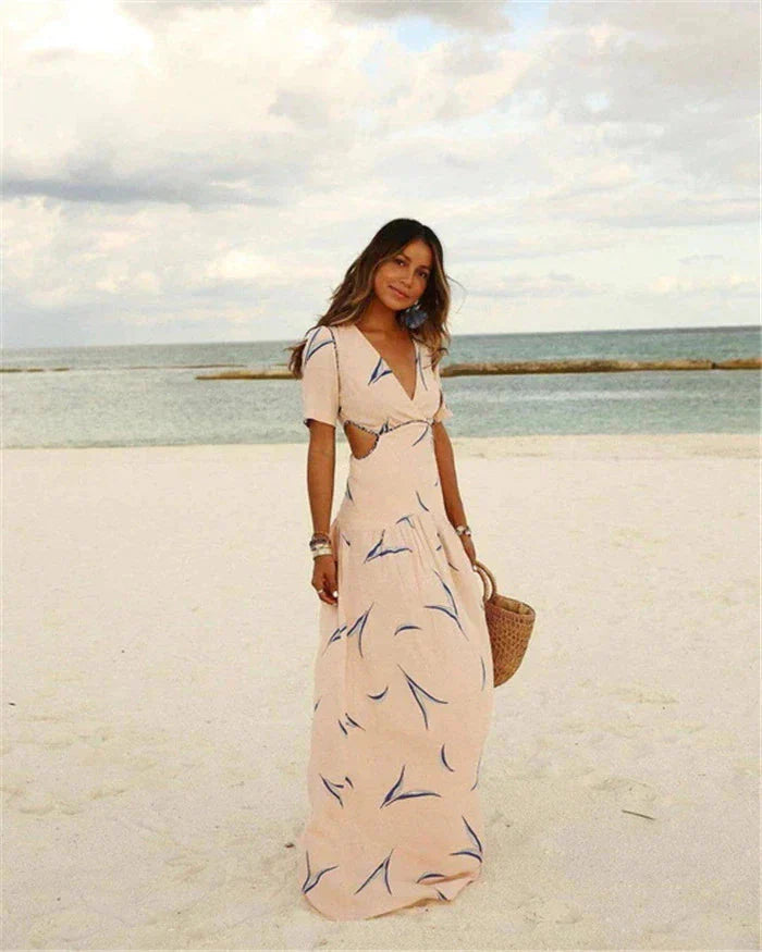 Robe Longue à Coupe Décontractée pour Femme | Idéale pour les Journées d’Été ou les Sorties Décontractées