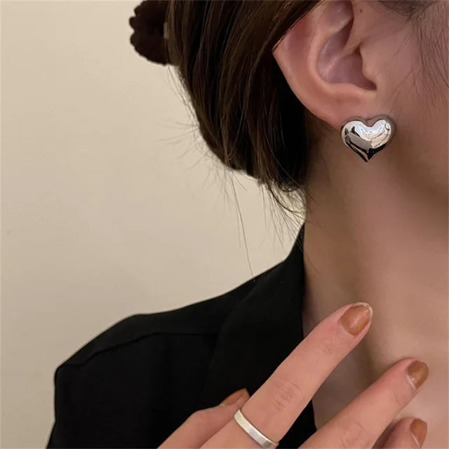 Boucles D’Oreilles En Forme De Cœur pour Femme | Idéales pour Le Quotidien Ou Les Occasions Spéciales