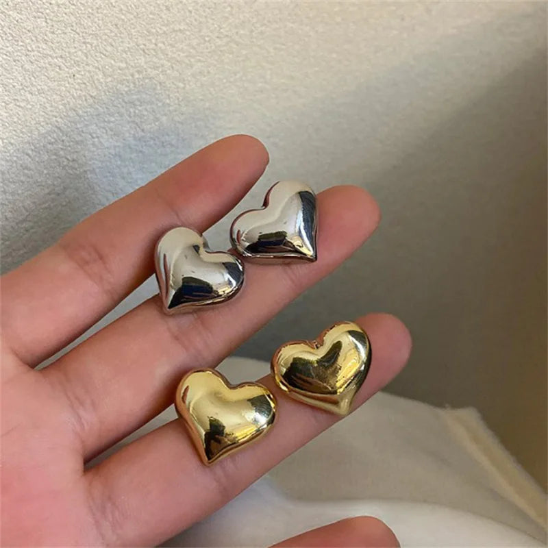 Boucles D’Oreilles En Forme De Cœur pour Femme | Idéales pour Le Quotidien Ou Les Occasions Spéciales