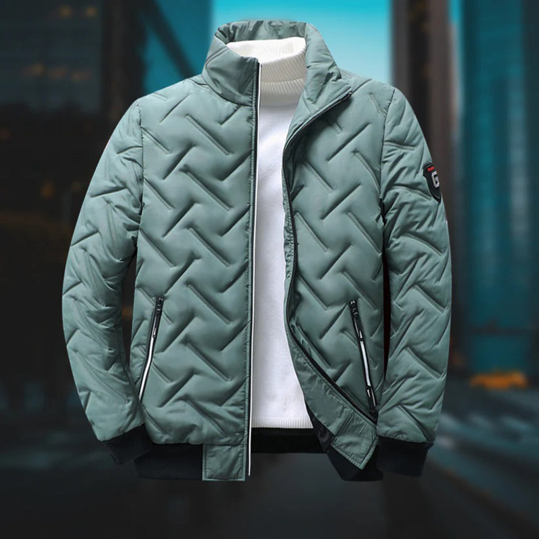 Blouson Bomber Matelassé avec Col Montant pour Homme | Idéal pour Automne et Hiver