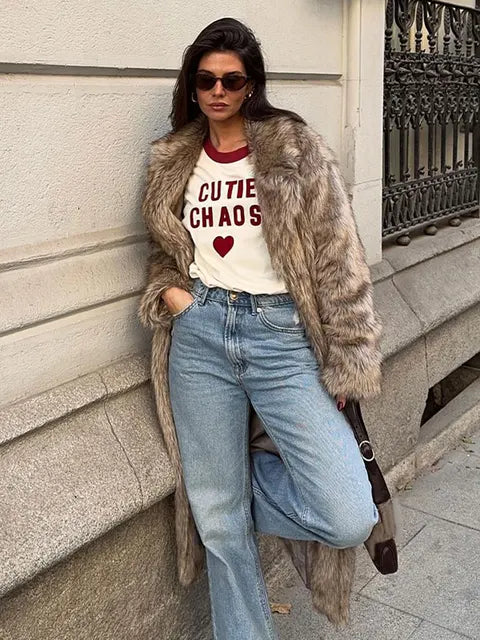 Trenchcoat Long d’Hiver avec Texture Douce et Coupe Classique pour Femme | Idéal pour Temps Froid