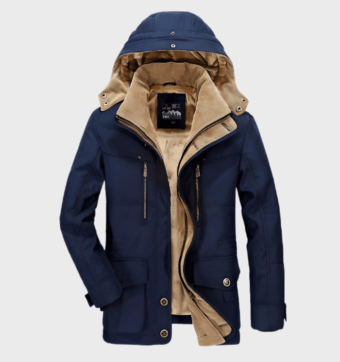 Veste Épaisse avec Capuche et Grandes Poches pour Homme | Idéale pour l’Hiver