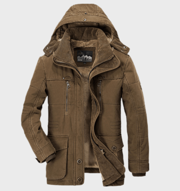 Veste Épaisse avec Capuche et Grandes Poches pour Homme | Idéale pour l’Hiver