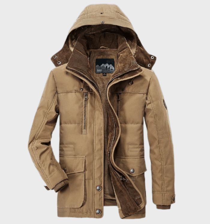 Veste Épaisse avec Capuche et Grandes Poches pour Homme | Idéale pour l’Hiver