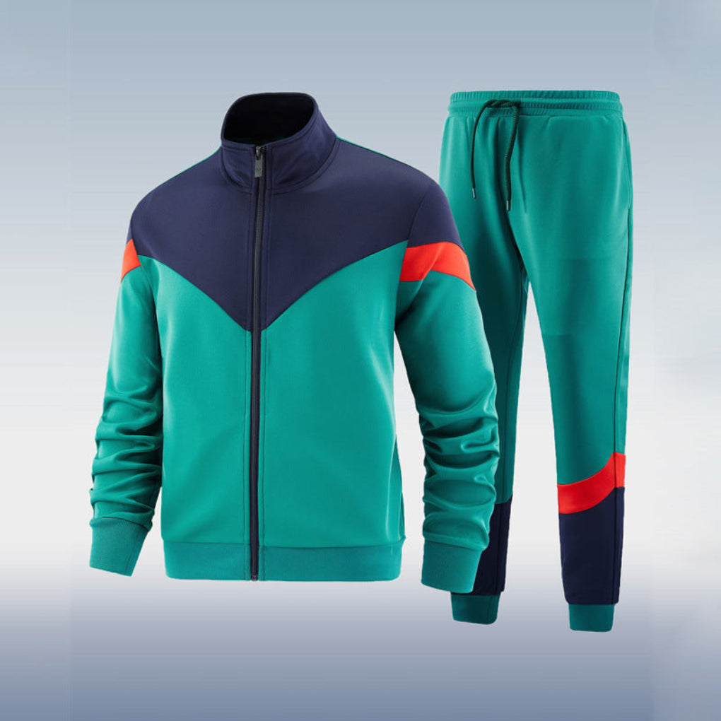 Ensemble De Survêtement avec Veste Zippée Complète Et Pantalon pour Homme | Idéal pour Les Activités Quotidiennes