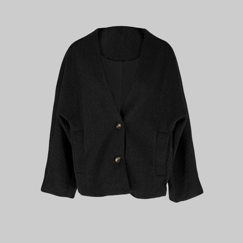 Manteau Long À Col En V Et Boutons pour Femme | Idéal pour La Mi-Saison