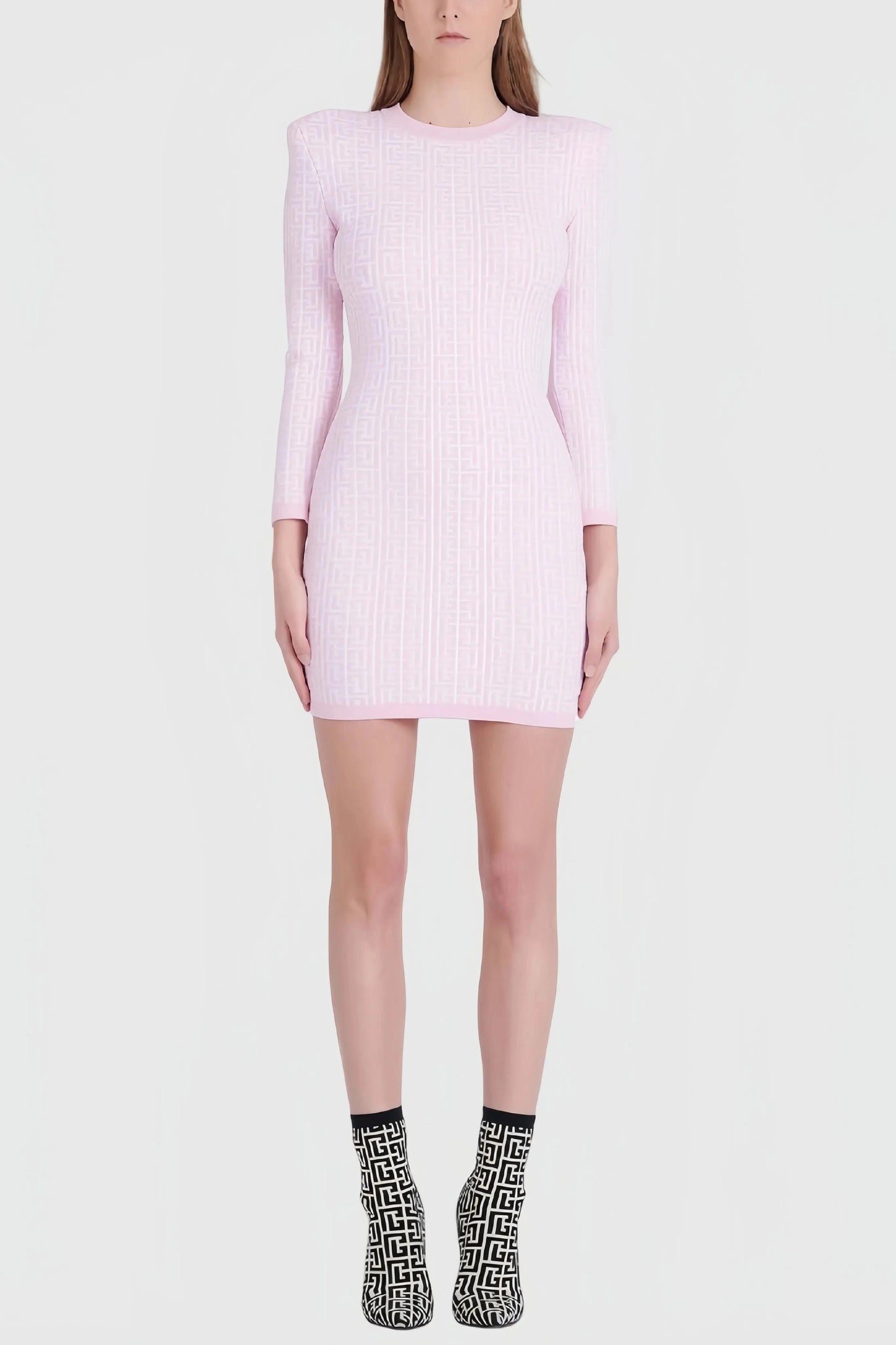 Robe Maille à Manches Longues avec Motif Imprimé pour Femme | Idéale pour le Quotidien ou les Occasions Spéciales