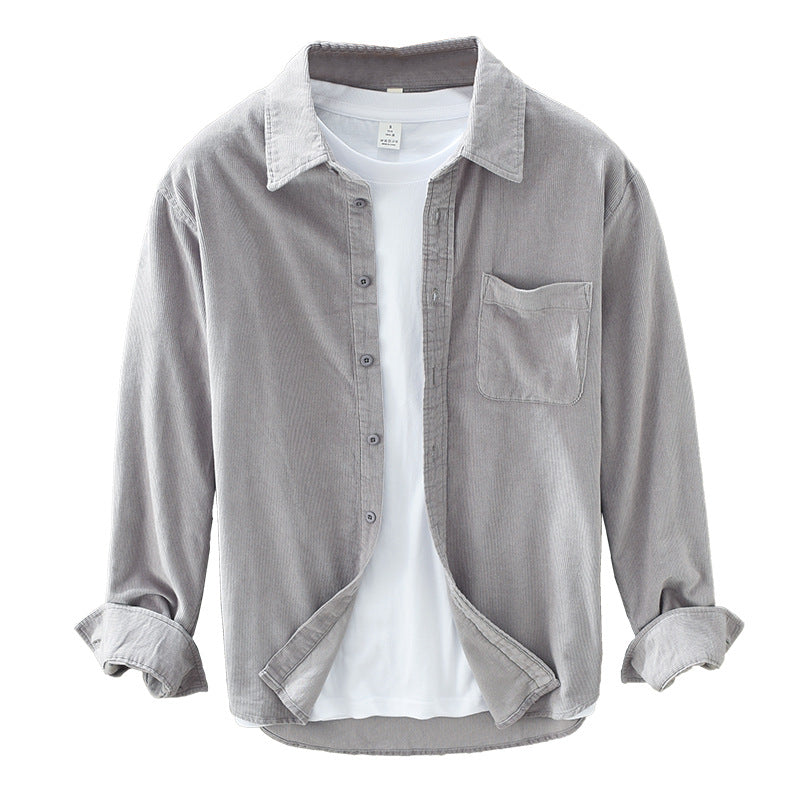 Chemise À Manches Longues Avec Fermeture Boutonnée Pour Homme | Idéal Pour Usage Quotidien