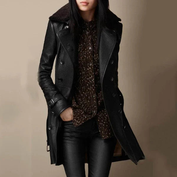 Manteau Long avec Boutons pour Femme | Idéal pour les Journées Froides