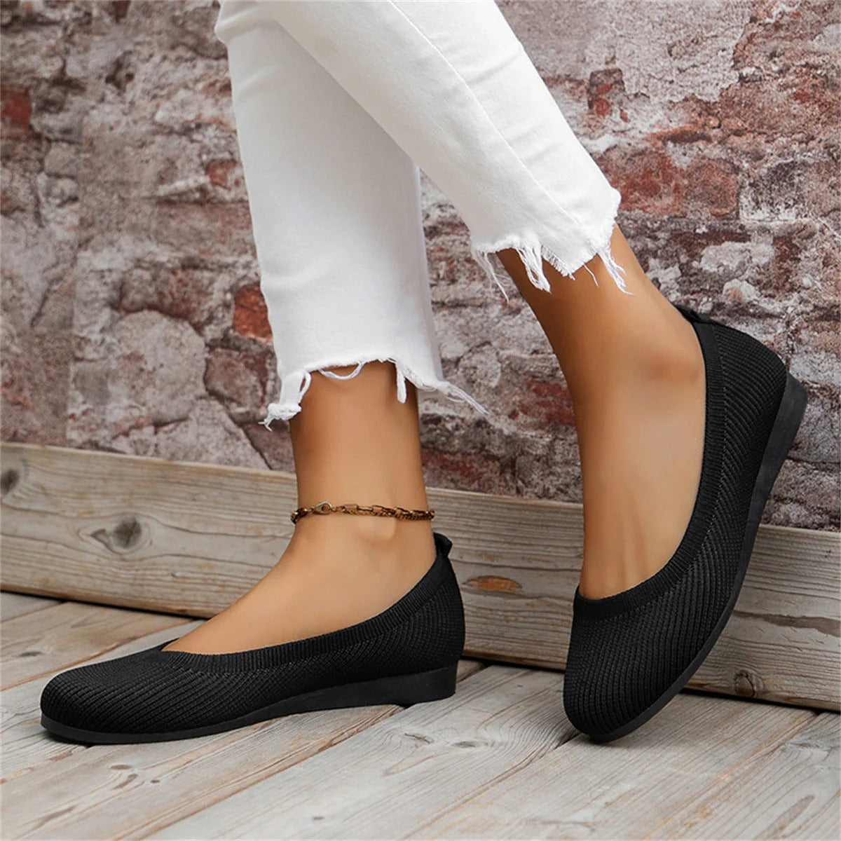 Chaussures de ballet avec tige extensible et semelle amortissante pour adultes | Idéales pour un usage quotidien