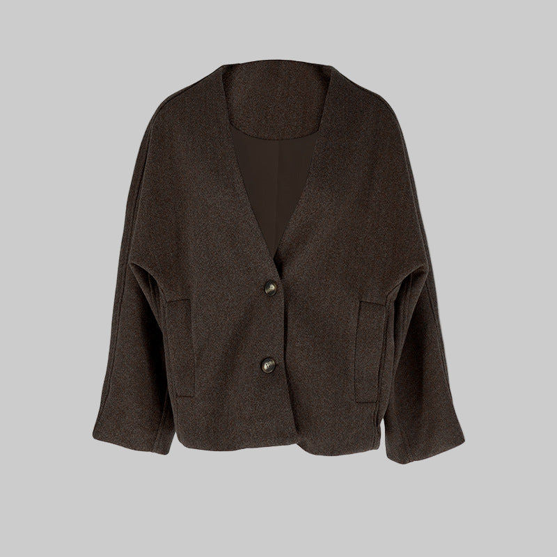 Manteau Long À Col En V Et Boutons pour Femme | Idéal pour La Mi-Saison