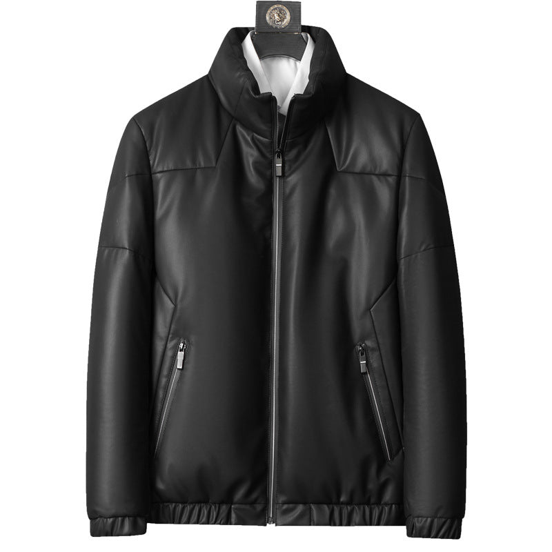 Blouson Matelassé à Manches Longues avec Col Montant pour Hommes | Idéal pour l’Hiver