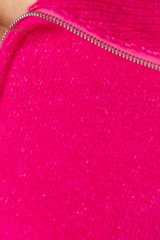 Pull À Demi-Zip Avec Col Montant Pour Femme | Idéal Pour Usage Quotidien