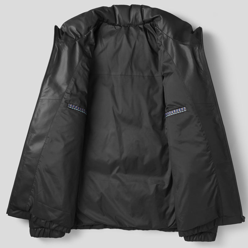 Blouson Matelassé à Manches Longues avec Col Montant pour Hommes | Idéal pour l’Hiver