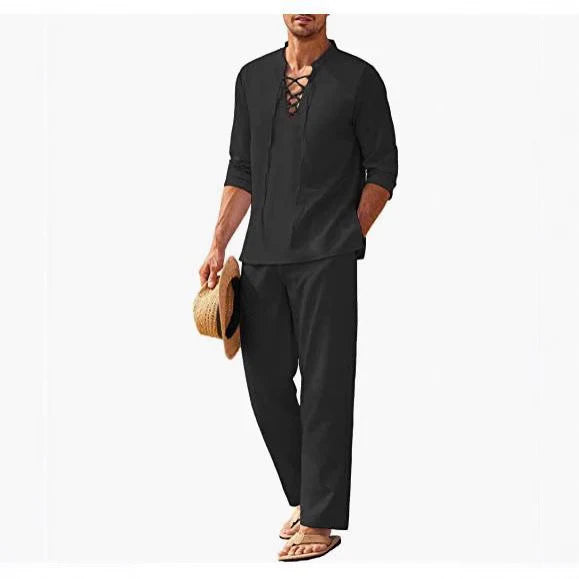 Ensemble Deux Pièces avec Haut Et Pantalon pour Homme | Idéal pour Les Journées Décontractées
