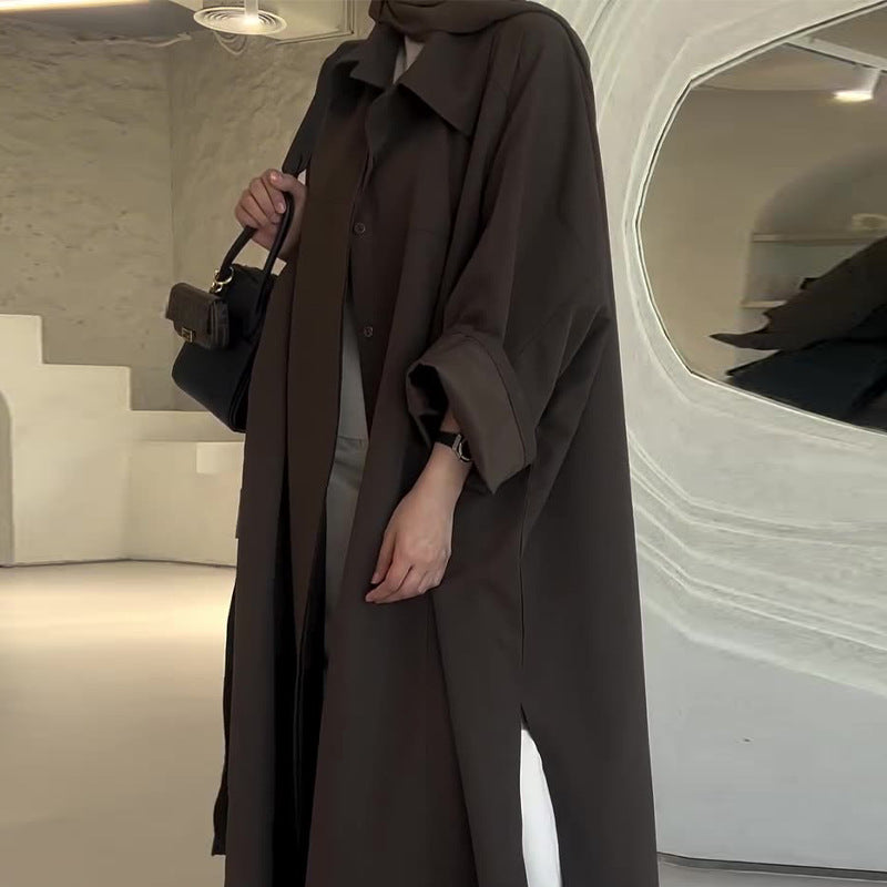 Manteau Long Oversize avec Coupe Droite pour Femmes | Idéal pour l’Hiver