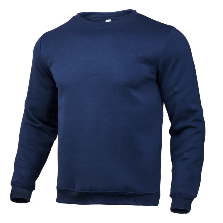 Sweatshirt À Col Rond Avec Coupe Droite Pour Hommes | Idéal Pour Usage Quotidien