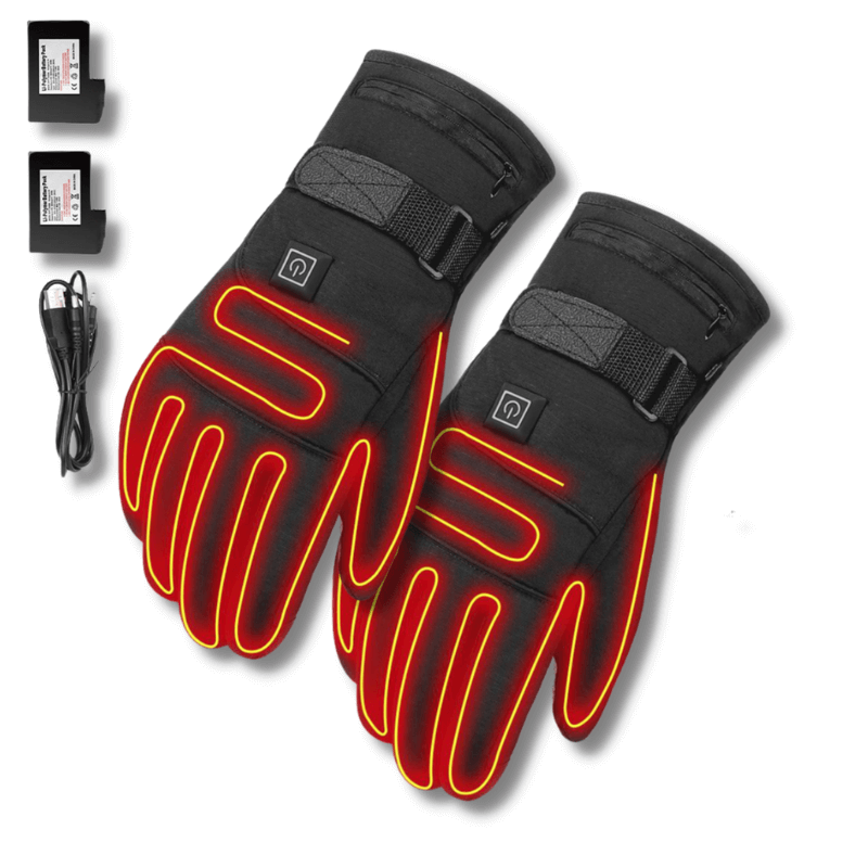 Gants Chauffants Électriques avec Réglage De Température pour Hommes Et Femmes | Idéals pour Les Activités Extérieures