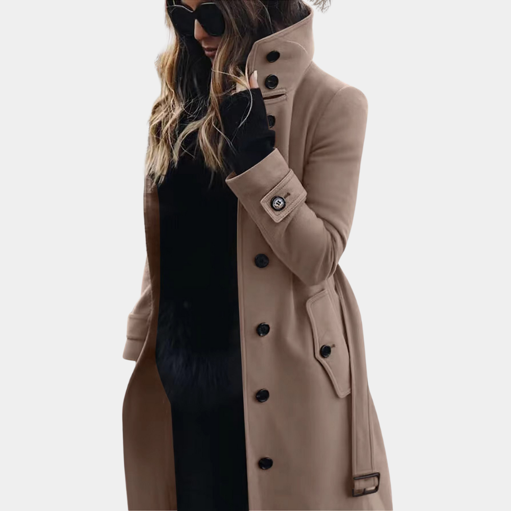 Trench Long avec Ceinture pour Femme | Idéal pour l’Hiver