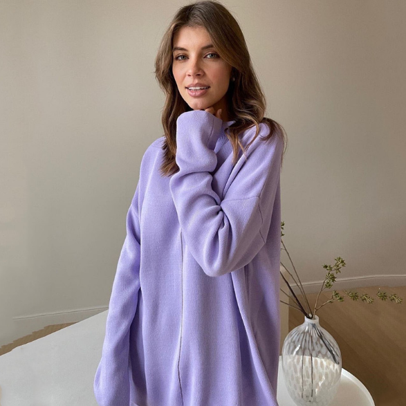 Ensemble Décontracté Deux Pièces avec Haut Ample et Pantalon Large pour Femmes | Idéal pour la Maison et les Sorties Quotidiennes
