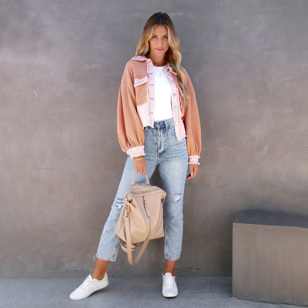 Veste Courte pour Femme Avec Coupe Droite | Idéal pour Saison Froide