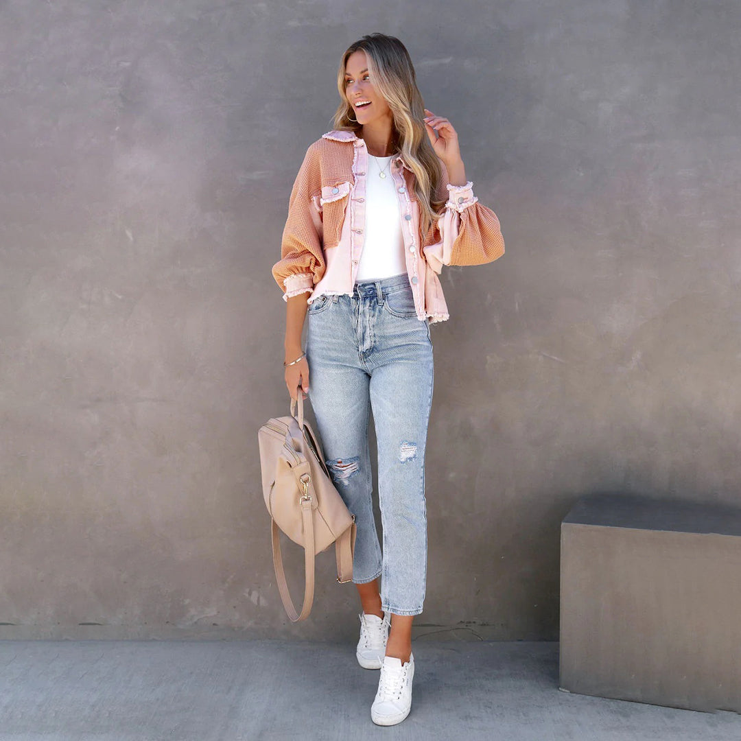 Veste Courte pour Femme Avec Coupe Droite | Idéal pour Saison Froide