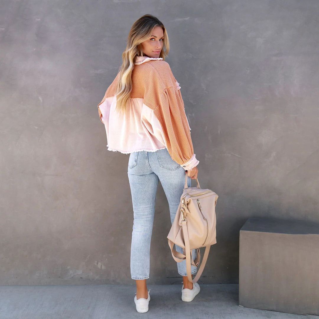Veste Courte pour Femme Avec Coupe Droite | Idéal pour Saison Froide