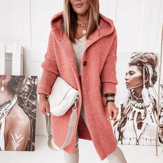 Gilet Long avec Manches Longues pour Femme | Idéal pour Automne et Intérieur