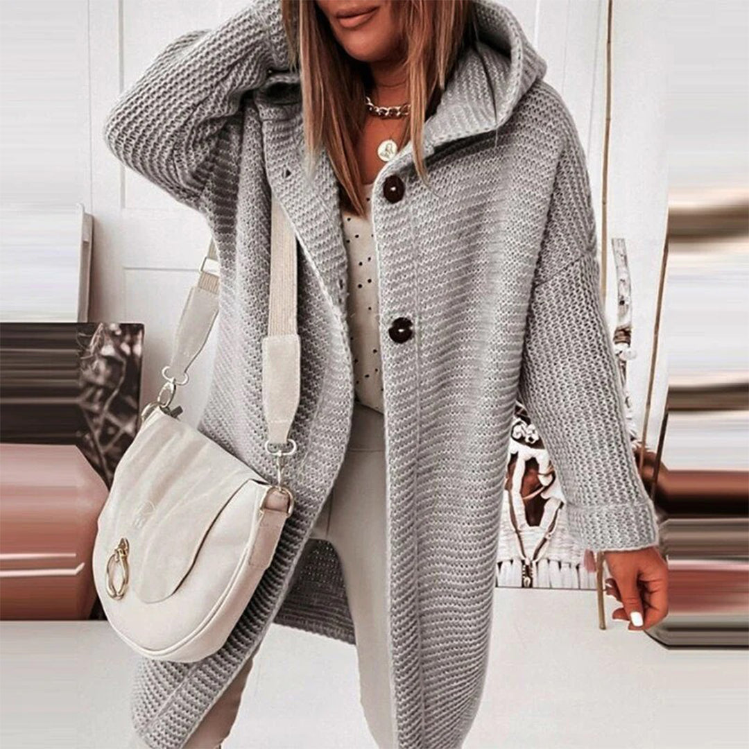 Gilet Long avec Manches Longues pour Femme | Idéal pour Automne et Intérieur