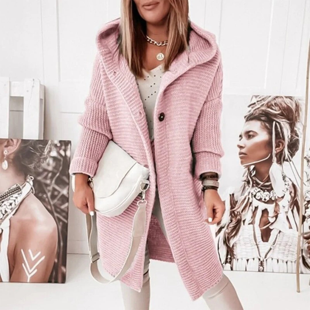 Gilet Long avec Manches Longues pour Femme | Idéal pour Automne et Intérieur