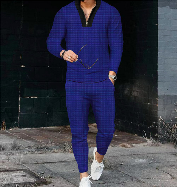 Ensemble Décontracté avec Veste Et Pantalon pour Hommes | Idéal pour Les Occasions Informelles