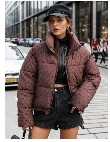 Veste Matelassée avec Fermeture Éclair pour Femme | Idéale pour l’Hiver