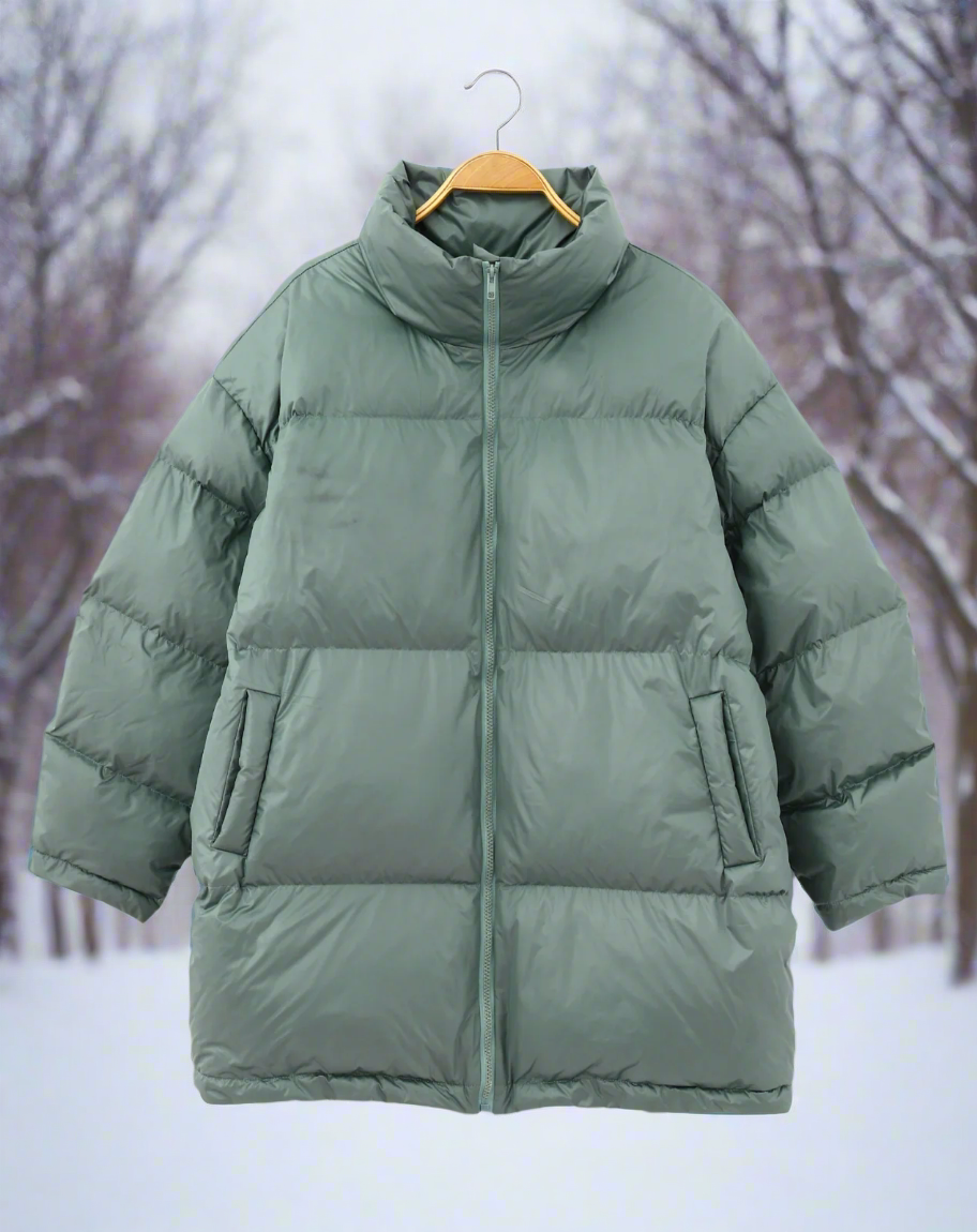 Doudoune Oversize avec Col Haut pour Femme | Idéale pour l’Hiver