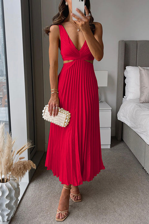 Robe Longue Plissée Avec Silhouette Ample Pour Femme | Idéale Pour l'Été et les Occasions Spéciales