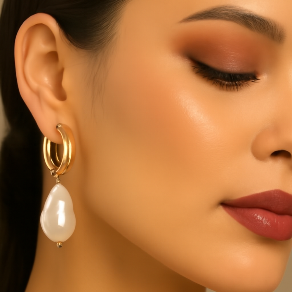 Boucles D’Oreilles Rondes Vintage pour Femme | Idéales pour Les Occasions Spéciales