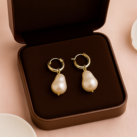 Boucles D’Oreilles Rondes Vintage pour Femme | Idéales pour Les Occasions Spéciales