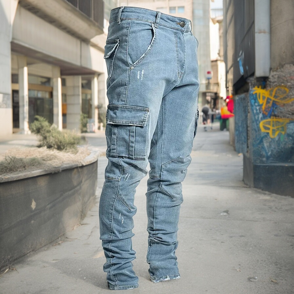 Jean Décontracté pour Homme avec Coupe Classique | Idéal pour Un Usage Quotidien