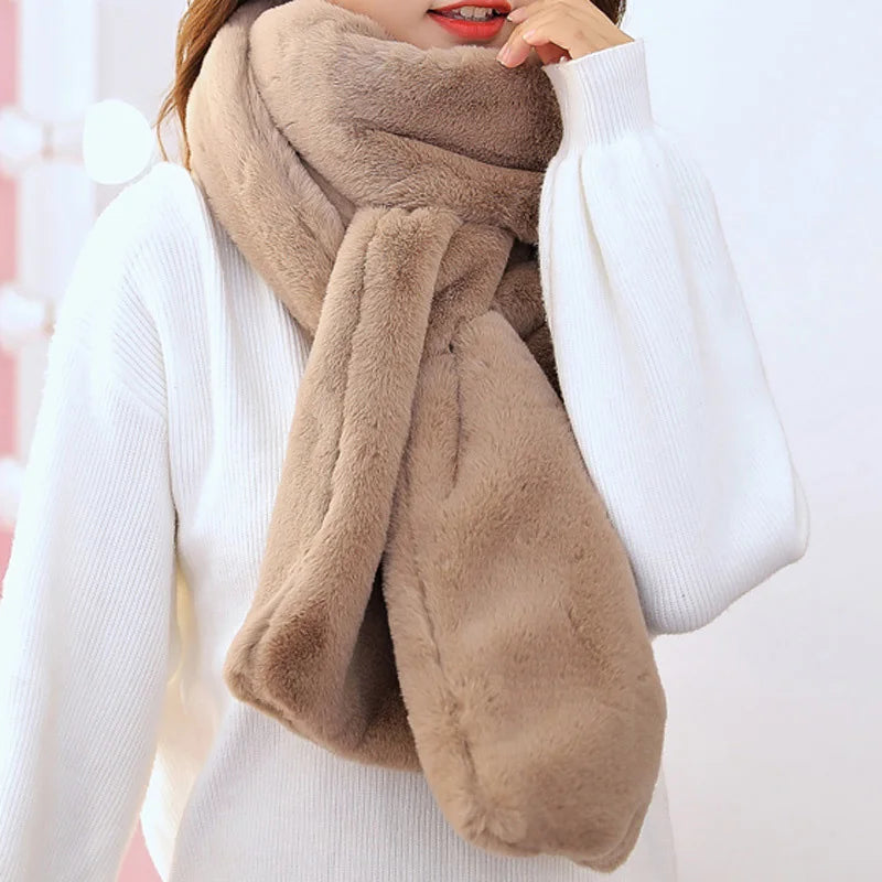 Écharpe D’Hiver pour Femme avec Finition Douce | Idéale pour La Saison Froide