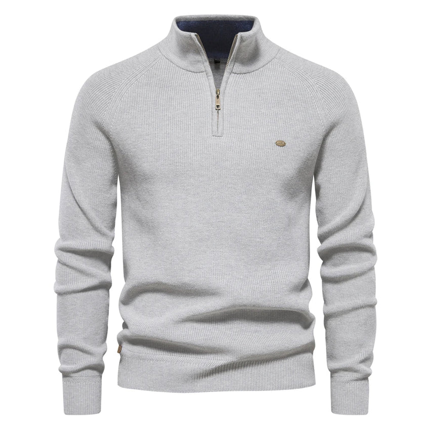 Pull Zippé À Col pour Hommes | Idéal pour Un Usage Quotidien Et Les Occasions Décontractées