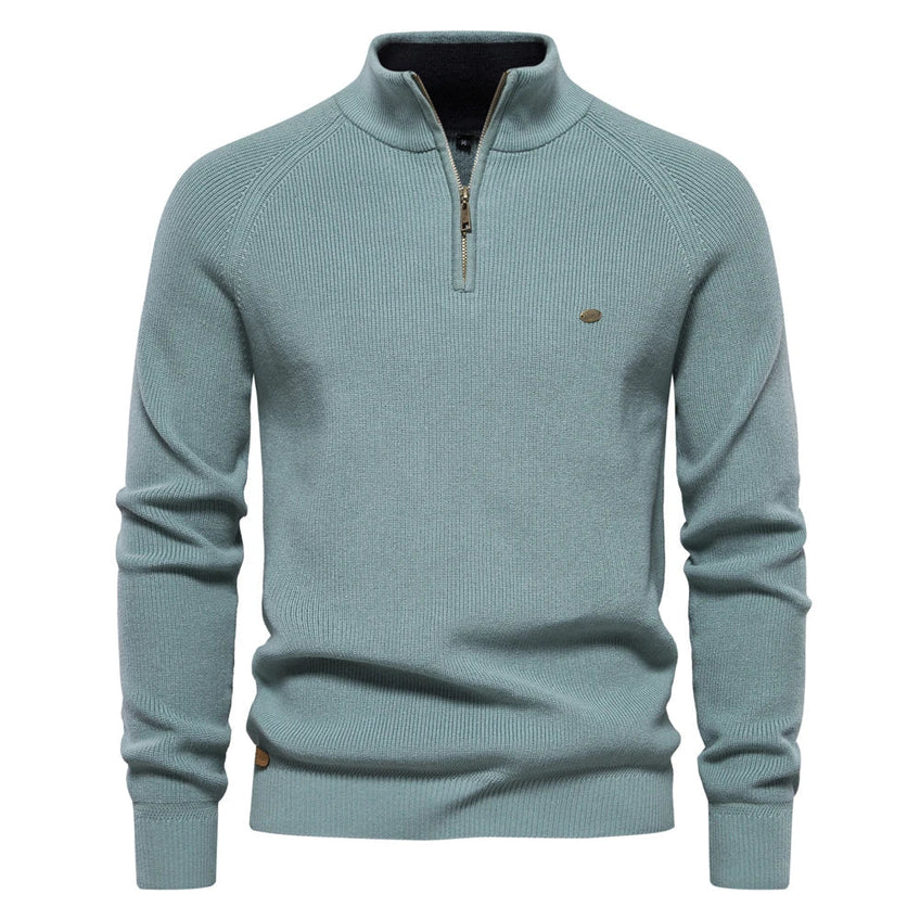 Pull Zippé À Col pour Hommes | Idéal pour Un Usage Quotidien Et Les Occasions Décontractées
